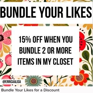 Any items bundled reasonable offers accepted!!